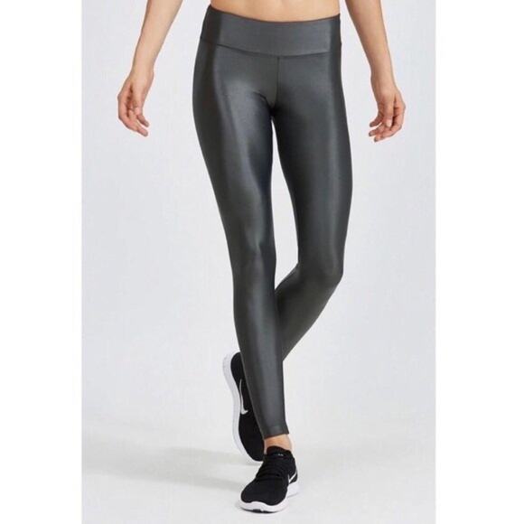 Koral Lustrous Leggings Women’s XS Gunmetal Mid Rise Ankle Quick Dry Performance - Picture 2 of 11